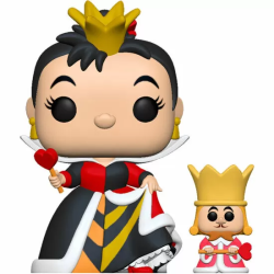 FIGURA POP DISNEY ALICIA EN EL PAIS DE LAS MARAVILLAS QUEEN WITH KING