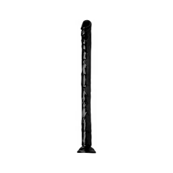 DILDO FLEXIBLE REALÍSTICO 50CM - NEGRO