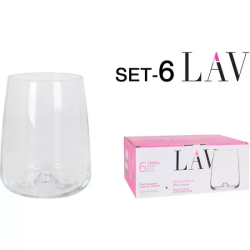 SET 6 VASOS 475CC TERRA