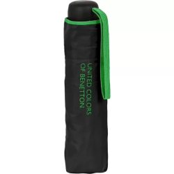 PARAGUAS PLEGABLE MANUAL 54 CM UCB BENETTON BLACK