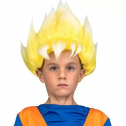 PELUCA INFANTIL SAYAN GOKU TALLA ÚNICA