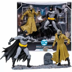 BLISTER 2 FIGURAS BATMAN VS HUS MULIVERSE DC COMICS 17CM