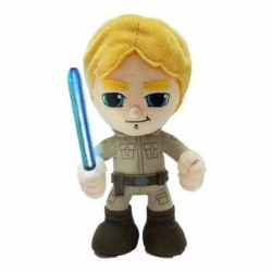 PELUCHE STAR WARS LUKE SKYWALKER 19 CM SABLE LASER.