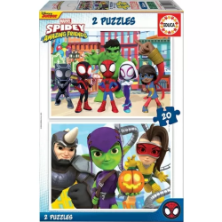 SPIDEY PUZZLE DOBLE 2X20