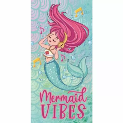 TOALLA MICROFIBRA ESTAMPADA MERMAID 75X150 CM