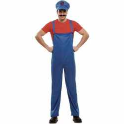 DISFRAZ RED SUPER PLUMBER TALLA M-L