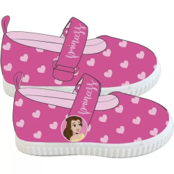 ZAPATILLA LONETA SUELA PVC BAILARINA PRINCESS ROSA