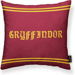 FUNDA DE COJÍN 100% ALGODÓN 45X45CM MODELO TEAM GRYFFINDOR A