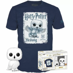 SET FIGURA POP & TEE HARRY POTTER HEDWIG