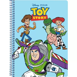 LIBRETA CUARTO 80 H. TAPAS DURAS TOY STORY 