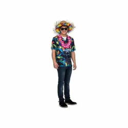 DISFRAZ ADULTO CAMISETA HAWAIIAN TALLA S