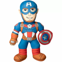 PELUCHE CAPITAN AMERICA MARVEL 38CM SONIDO