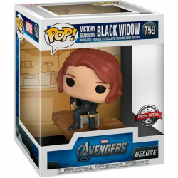 FIGURA POP DELUXE MARVEL LOS VENGADORES AVENGERS BLACK WIDOW EXCLUSIVE