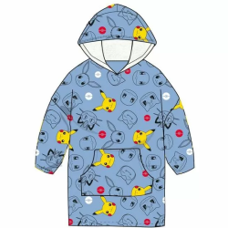 BATA SUDADERA OVERSIZE PIKACHU POKEMON CORAL ADULTO