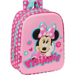 MOCHILA GUARDERIA 3D BOLSILLO RED MINNIE MOUSE