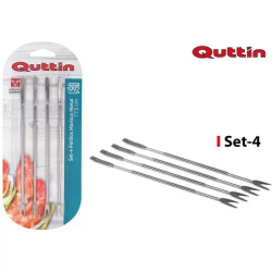 SET 4 PALILLOS MARISCO METAL 17,5CM QUTTIN