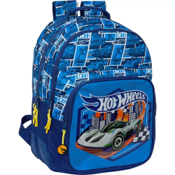 MOCHILA DOBLE ADAPT.CARRO HOT WHEELS 