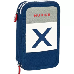 PLUMIER DOBLE PQÑO 28 PCS MUNICH 