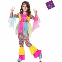 DISFRAZ HIPPIE GIRL TALLA 10-12 Y