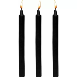 DARK DRIPPERS FETISH DRIP SET DE 3 VELAS - NEGRO