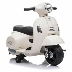 MOTO MINI VESPA BLANCA 6V 4 AH - 1 MOTOR