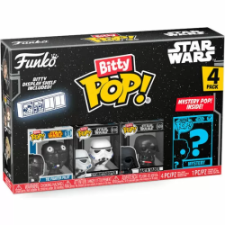 BLISTER 4 FIGURAS BITTY POP STAR WARS DARTH VADER