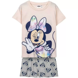 PIJAMA CORTO SINGLE JERSEY MINNIE LIGHT YELLOW