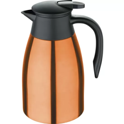 CAFETERA 1,5L EN ACERO INOX COLOR NARANJA BERGNER