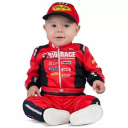 DISFRAZ BEBÉ PILOTO (GORRA Y MONO) TALLA 12-24 MESES