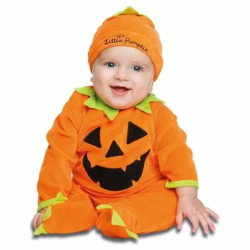 DISFRAZ BEBÉ CALABAZA COTTON TALLA 7-12 MESES