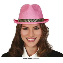 GORRO GANGSTER ROSA ADULTO