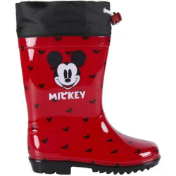 BOTAS LLUVIA PVC MICKEY RED