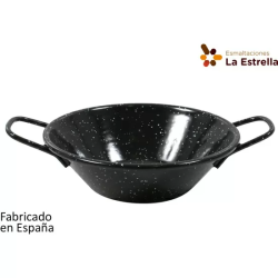 PAELLERA HONDA BORDONADA 14CM-0,5L JASPEADA