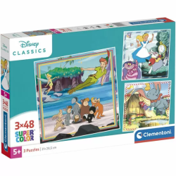 PUZZLE CLASSICS DISNEY 3X48PZS