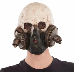 FULL SKULL LATEX MASK ONE SIZE