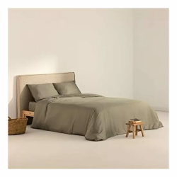 FUNDA NÓRDICA SATÉN 300 HILOS DESERT SAGE PARA CAMA DE 135/140 (220X220 CM)