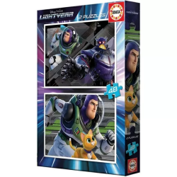 TOY STORY BUZZ LIGHTYEAR PUZZLE DOBLE 2X48 PIEZAS