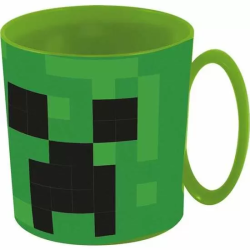 TAZA MINECRAFT CREEPER GREEN 350 ML. (APTO PARA MICROONDAS)