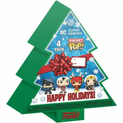 ARBOL NAVIDAD CON 4 FIGURAS POCKET POP MARVEL TREE HOLIDAY EXCLUSIVE