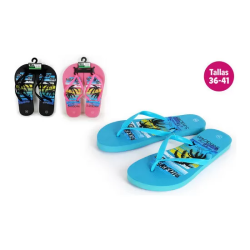 ZAPATILLAS PLAYA DISEÑO BEACH AZUL TALLA 36