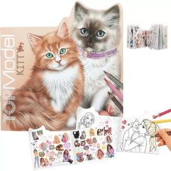 LIBRO COLOREAR KITTY TOP MODEL