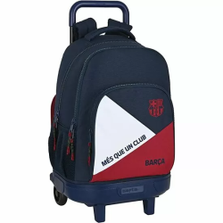 MOCHILA GDE. C/RUEDAS COMPACT EXTRAIBLE F.C.BARCELONA 