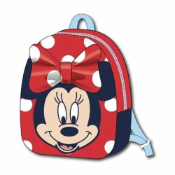 MOCHILA GUARDERIA DE PELUCHE MINNIE 18.0 X 22.0 X 8.0 CM