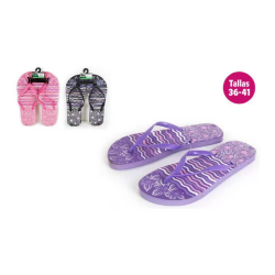 ZAPATILLAS PLAYA DISEÑO OCEAN MORADO TALLA 36