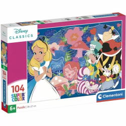 PUZZLE ALICIA EN EL PAIS DE LAS MARAVILLAS DISNEY 104PZS