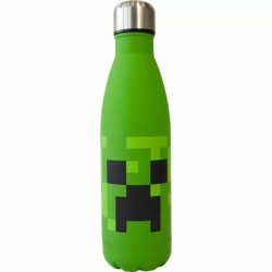 BOTELLA ACERO INOXIDABLE MINECRAFT 500ML