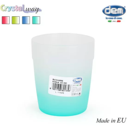 VASO 330CC CRISTALWAY - COLORES SURTIDOS