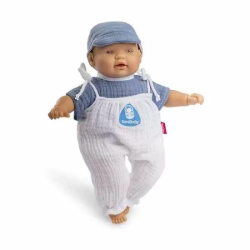 MUÑECA SANIBABY ANTIBACTERIAS AZUL 28 CM