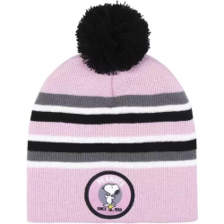 GORRO PUNTO JACQUARD SNOOPY PINK