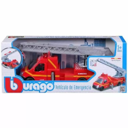 VEHICULO DE EMERCANCIAS CAMION DE BOMBEROS ESCALA 1:50 BURAGO